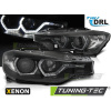 XENON SVETLOMETY ANGEL EYES LED DRL ČIERNE pre BMW F30/F31 10.11 - 05.15