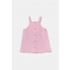 Dievčenské bavlnené šaty United Colors of Benetton 4PZQAV00Q.W.Seasonal ružová 82