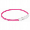 TRIXIE LED svietiaci obojok pre psa USB L-XL 65 cm 12708