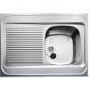 Kuchyňský dřez Teka L 800.600 1B 1D X Nerez 40109521