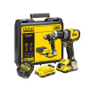AKU bezuhlíková vŕtačka STANLEY SFMCD725D2K-QW - V20, 2x2,0 Ah