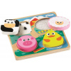 Tidlo Senzorické puzzle farma