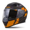 Prilba integrálna na motocykel CASSIDA Integral 3.0 RoxoR čierna matná oranžová sivá + príprava Pinlock Velikost: XL (61 až 62 cm)