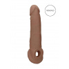 RealRock Penis Sleeve 9 - brown