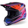 přilba SM7 FUSE, ALPINESTARS (modrá/fialová/růžová, vel. L)