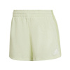 adidas Essentials 3-Stripes Woven Shorts Womens Almst Lm/Wh 8 (XS)