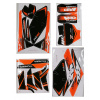 Samolepky, polepy minicross Thunder 49cc oranžová