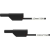 Schützinger VSFK 8500 / SIL1 / 200 / SW bezpečnostné meracie káble [4 mm zástrčka - 4 mm zástrčka] 200.00 cm čierna 1 ks; VSFK 8500 / SIL1 / 200 / SW