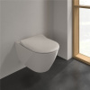 VILLEROY & BOCH Subway 2.0 závesné WC s hlbokým splachovaním bez vnútorného okraja, 370 x 560 mm, Pergamon, s povrchom CeramicPlus, 5614R0R3