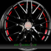 MAM MAM RS4 8x18 5x112 ET45.00 black painted red inside (bpri)