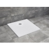 RADAWAY ZANTOS C 80cm sprchová vanička štvorcová nízka, so sifónom, liaty mramor, M3ZNC8080-06