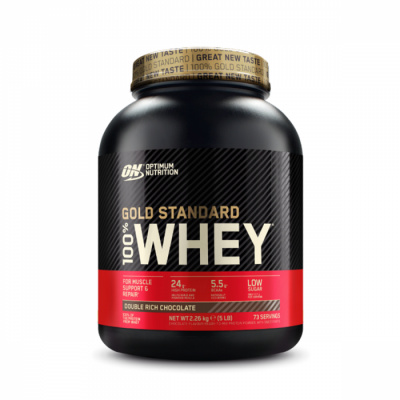 Protein 100% Whey Gold Standard - Optimum Nutrition Příchuť: dvojitá bohatá čokoláda, Balení (g): 450 g