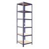 Meets-ecommerce UG Kovový regál 180x60x45, 4-6 políc Farba: Modrá, Počet polic: 6 políc