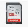 SanDisk SDXC karta 128GB Ultra (100MB/s Class 10 UHS-I) SDSDUNR-128G-GN3IN
