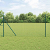 zahrada-XL Plot s stĺpmi Zelená 1.4 x 10 m Oceľ 3350351