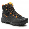 MAMMUT Pánske trekové topánky SAPUEN HIGH GTX - black/dark radiant - čierne Veľkosť EU: 47 1/3