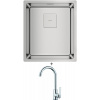 Teka FLEXLINEA RS15 34.40 X nerezová oceľ + Teka IN 915 CR chróm