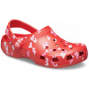 Crocs Detské topánky Dreváky Klapky Classic Valentine Day 209754 Clog 30-31