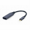 GEMBIRD Adaptér video kábla Cablexpert A-USB3C-DPF-01 0,15 m USB Type-C DisplayPort sivý