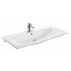 Geberit Selnova Square umývadlo 100x48 cm obdĺžnik umývadlo na nábytok-vstavané umývadlo biela 500.997.00.1