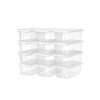 Artenat Úložný box Rose (súprava 12 ks), 35 cm, biela