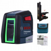 Krížový laser - Dvojriadková zelená úroveň Bosch s podporou (Krížový laser - Dvojriadková zelená úroveň Bosch s podporou)