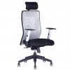 Ergonomická kancelárska stolička OfficePro Calypso XL Farba: sivá, Opierka hlavy: s opierkou 5 farieb