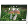 NOTIQUE Stolový kalendár Huby 2026, 23,1 x 14,5 cm