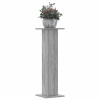 Stojany na rastliny 2 ks sivé sonoma 30x30x95 cm kompoz. drevo-ForU-3307878