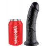 Pipedream King Cock 8″ Cock Black, dildo s prísavkou 20,5 x 4,5–5 cm