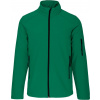 KARIBAN VINTAGE K401 / Pánska softshellová bunda - kelly green M