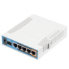 MIKROTIK RouterBOARD hAP AC + L4 (720MHz, 128MB RAM, 5xGLAN switch, SFP, 1x 2,4+5GHz, plastic case, zdroj)