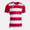 EUROPA VI SHORT SLEEVE T-SHIRT RED WHITE XS