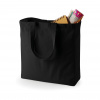 Bavlnená taška Shopper Quadra - čierna