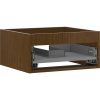 Mexen Box-A korpus skrinky pod umývadlo 50 cm, 1 zásuvka, orech - 91AX0-0500-235-1-86