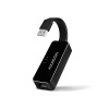 AXAGON ADE-XR, USB2.0 - externý Fast Ethernet adaptér, auto install