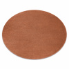 Terracotta okrúhly koberec Softy Rozmer: 120
