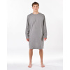 Gina Nočná košeľa pánska s dlhým rukávom 79203P - Šedá L
