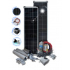 Solární sada 160 Watt PREMIUM solární moduly Multibusbar s MPPT regulátorem nabíjení Victron Energy pro obytné přívěsy