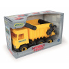 Wader Auto middle Truck sklápěč plast 38 cm žlutý