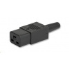 PremiumCord konektor IEC C19, 16A, černý cs220f16