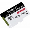 64 GB . microSDXC karta Kingston High Endurance Class 10 UHS-I U1 (r95MB/s, w30MB/s) bez adaptéra SDCE-64GB