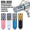 BM-800 Profesionálny štúdiový kondenzátorový mikrofón BM-800 Profesionální studiový kondenzátorový mikrofon bila