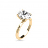 iZlato Forever Obruč zo žltého zlata solitaire pre 3ct diamant Alexia, 18K CSTM6750-300