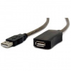 GEMBIRD USB 2.0 predlžovací kábel A-A 10m aktívny UAE-01-10M