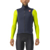 Castelli Perfetto RoS 2 Vest, Belgian blue Veľkosť: XL Pánska vesta do daždivých a veterných podmienok