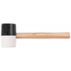 Strend Pro HM232 Kladivo gumené, BlackWhiteHead, drevená rúčka 680 g
