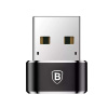 Adaptér Baseus USB typu C na USB čierny CAAOTG-01