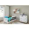 BabyBeds Detská posteľ STAS Farebné prevedenie: Orech, Velikost postele: 160x80 cm, Úložný priestor k posteli: Áno, s úložným priestorom