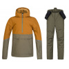 Dětský lyžařský komplet Jumy Golden brown/dark olive 134-140 + Akita Burnt olive 122-128